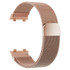 For OPPO Watch 46MM Smart Watch Milanese Stainless Steel Metal Watch Band(Rose)
