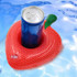 10 PCS Strawberry Shape Inflatable Coaster Floating Water Drink Cup Holder