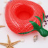 10 PCS Strawberry Shape Inflatable Coaster Floating Water Drink Cup Holder