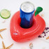 10 PCS Strawberry Shape Inflatable Coaster Floating Water Drink Cup Holder