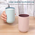 Simple Wash Mouth Cup Home Brushing Cup Creative Couple Drinking Cup, Capacity:301-400ml(Dark Blue)