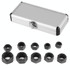 10 In 1 Damaged Nut Bolt Extractor Sleeve Hex Nut Removal Tool, Style:Low Style