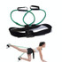 Leg Training Elastic Band Natural Latex Yoga Stretch Band Fitness Supplies, Color:Green 30LB