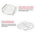 9 inch 12 in 1 Baking Grill Fryer Pan Air Fryer Accessories for 5.3QT-6.8QTup