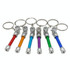 2 PCS Candy-colored Aluminum Keychain Small Pipe Random Color Delivery