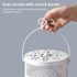 Outdoor Portable Multifunctional Hollow Fireproof Mosquito Coil Box with Lid(White)