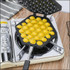 Household Non-stick Bakeware Mold QQ Egg Baking Tray(Black)