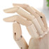 Wooden Doll Hand Joint Movable Hand Model Wooden Hand Art Sketch Tool, Size:7 Inch(Right Hand)