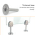 201 Stainless Steel Glass Fish Mouth Support Rod Fixing Clip with 14x80mm Rod, Specification: XL