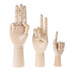 Wooden Doll Hand Joint Movable Hand Model Wooden Hand Art Sketch Tool, Size:12 Inch(Left  Hand)