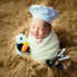 Wooden Spoon 1  Newborn Babies Photography Clothing Chef Theme Set