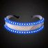 LED Glasses Luminous Party Classic Toys for Dance DJ Party Mask Costumes Props Gloves(Blue glow)