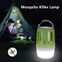 Solar Power Mosquito Killer Outdoor Hanging Camping Anti-insect Insect Killer, Color:Light Green + Solar Panel