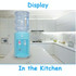 220V Warm Hot Drink Machine 2.5L Electric Portable Desktop Water Dispenser(Blue)