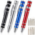 8 In 1 Multifunctional Mini Aluminum Tool Pen Screwdriver Set(Silver)