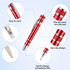 8 In 1 Multifunctional Mini Aluminum Tool Pen Screwdriver Set(Red)