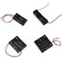 10 PCS AA Size Power Battery Storage Case Box Holder For 4 x AA Batteries with Cover & Switch