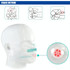 CPR Emergency Face Shield Mask Key Ring Breathing Mask(Blue)