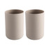 2 PCS Bathroom Toothbrush Cup  Simple Plain Cup, Capacity:300ml(Coffee)