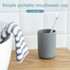 2 PCS Bathroom Toothbrush Cup  Simple Plain Cup, Capacity:300ml(Coffee)