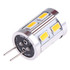 G4 5W 12 LEDs 5730 SMD 2800-3200K LED Corn Light, AC/DC 10-26V (Warm White)