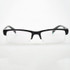 Women Men Half Frame Myopia Glasses HD AC Green Film Lens Myopia Eyeglasses(-1.50D)