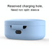 Silicone Charging Box Protective Case for Xiaomi Redmi AirDots / AirDots S / AirDots 2(Dark Blue)