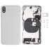 Battery Back Cover Assembly (with Side Keys & Speaker Ringer Buzzer & Motor & Camera Lens & Card Tray & Power Button + Volume Button + Charging Port + Signal Flex Cable & Wireless Charging Module) for iPhone XS(White)