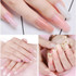 3 PCS Nail Acrylic Poly Gel Pink White Clear Crystal Builder Gel(Transparent)