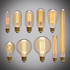 E27 40W Retro Edison Light Bulb Filament Vintage Ampoule Incandescent Bulb, AC 220V(G95 Filament)