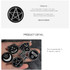 2 PCS Brooch Dark Series Punk Black Retro Brooch Pin(XZ1089)