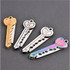 Mini Key Knife Camp Outdoor Keyring Ring Keychain Fold Self Defense Security Multi Tool(Multi-color)