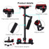 PULUZ 38.5-61cm Carbon Fibre Handheld Stabilizer for DSLR & DV Digital Video & Cameras, Load Range: 0.5-3kg(Red)