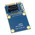 MINI SATA to 7 Pin SATA Mini PCI-E HDD Hard Disk Drive Expansion Adapter Card (Blue)