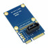 MINI SATA to 7 Pin SATA Mini PCI-E HDD Hard Disk Drive Expansion Adapter Card (Blue)