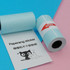 10 PCS Adhesive Thermal Label Printer Paper Sticker for PAPERANG P1/ P2 / A6 , Size: 57 x 30 mm(White)