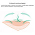 AS7 Spiral Shape Postoperative Rehabilitation Fake Breasts Silicone Breast Pad Nipple Cover 450g/Left
