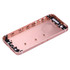 5 in 1 for iPhone SE Original (Back Cover + Card Tray + Volume Control Key + Power Button + Mute Switch Vibrator Key) Full Assembly Housing Cover(Rose Gold)