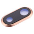 Camera Lens Ring for iPhone 8 Plus Rear(Gold)