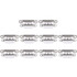 10 PCS Charging Port Connector for iPhone 7 Plus / 7(White)