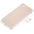 5 in 1 for iPhone 7 Plus (Back Cover + Card Tray + Volume Control Key + Power Button + Mute Switch Vibrator Key) Full Assembly Housing Cover(Gold)