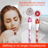 Multi-function Electric Waterproof Bath Cleansing Brush Long-handled Massage Brush, with 4 Brush Heads(Orange)