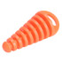 Motorcycle Exhaust Pipe Motocross Tailpipe PVC Air-bleeder Plug Exhaust Silencer Muffler Wash Plug Pipe Protector(Orange)