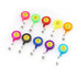 10 PCS Retractable Reel Badge Lanyard Tag Key Card Belt Clips, Random Color