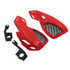 24CM Motorcycle Handguard Hand Guard Protector for Kawasaki Suzuki Honda Yamaha Moto Dirt Bike ATVS With Mount Kit(Red)