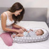 Baby Nest Bed Crib Portable Removable and Washable Crib Travel Bed Cotton Cradle for Children Infant Kids(BY-2038)