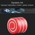 Dynamic Desktop Toy Stress Reducer Anti-Anxiety Aluminum Alloy Spinning Toy(Red)