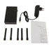 JAX-121A-5 Portable 3G / 4G / CDMA / GSM / DCS / PCS / WIFI / GPS Mobile Phone Signal Protector, Coverage: 20m(Black)