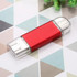 32GB 3 in 1 USB-C / Type-C + USB 2.0 + OTG Flash Disk, For Type-C Smartphones & PC Computer (Red)