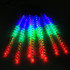 30cm 8 Light Bars Meteor Shower Lamp, 17 LED Meteor Shower Lamp for Christmas(Colorful Light)